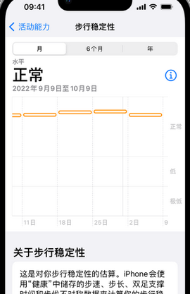 汪清iPhone手机维修如何在iPhone开启'步行稳定性通知'