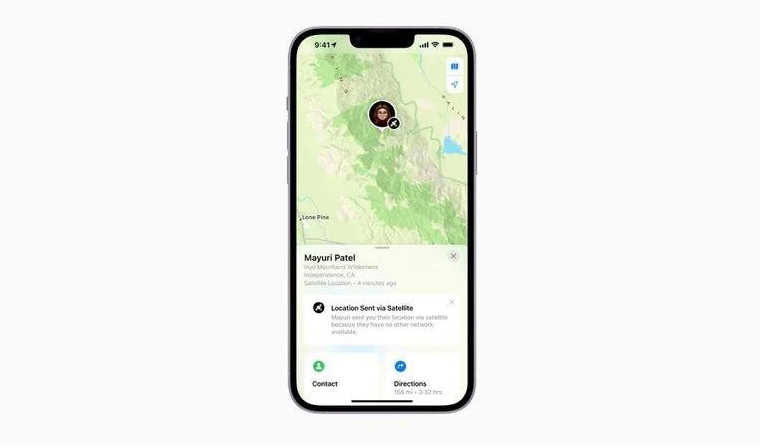 汪清苹果14维修分享iPhone14系列中 FindMy功能通过卫星分享位置方法教程 
