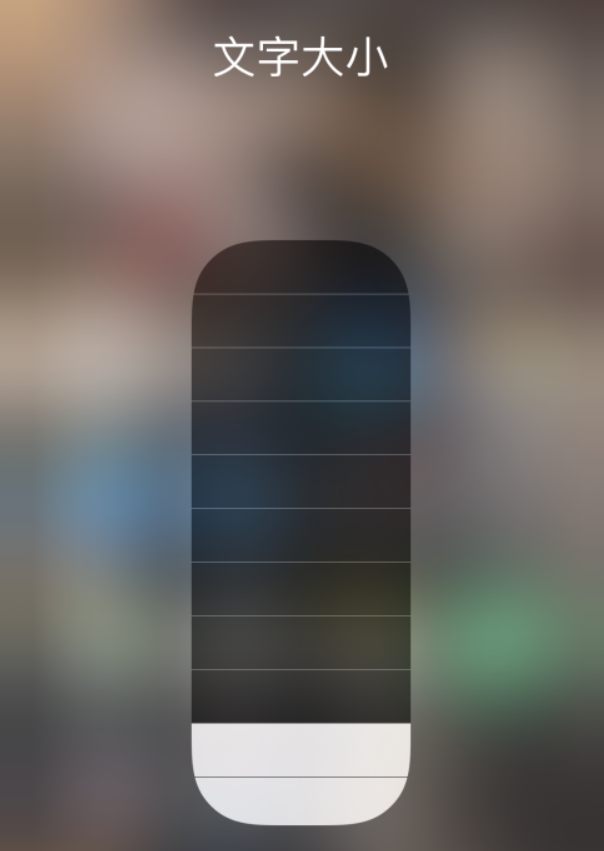 汪清苹果手机维修分享小技巧：在 iPhone 控制中心快速调节字体大小 